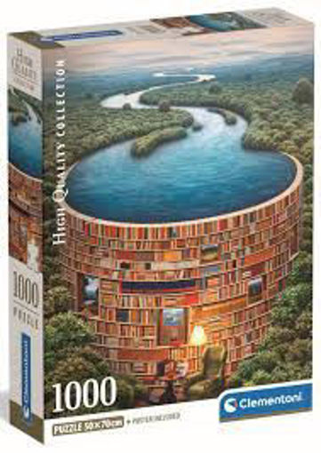 Picture of Puzzle 50x70cm 1000pcs Bibliodame Clementoni