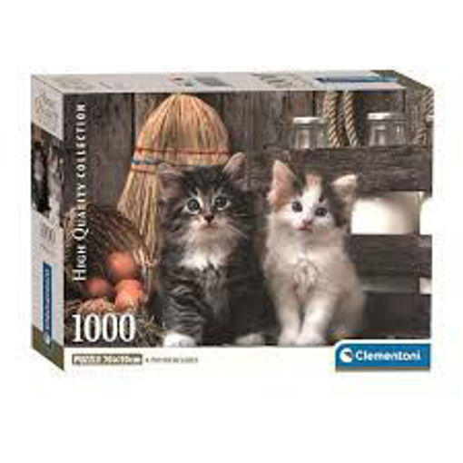 Picture of Puzzle 50x70cm 1000pcs Kittens Clementoni