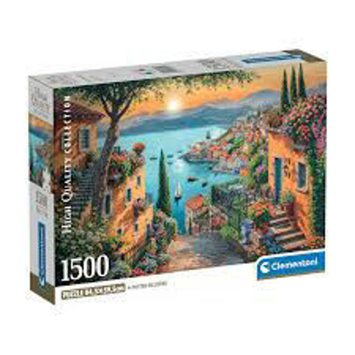 Picture of Puzzle 84.5x59.5cm 1500pcs Steps To The Harbor Cle