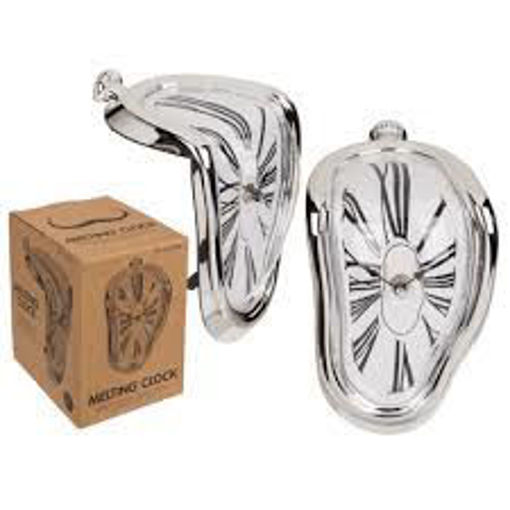 Picture of Clock Out of the blue, Melting Time 18*13cm