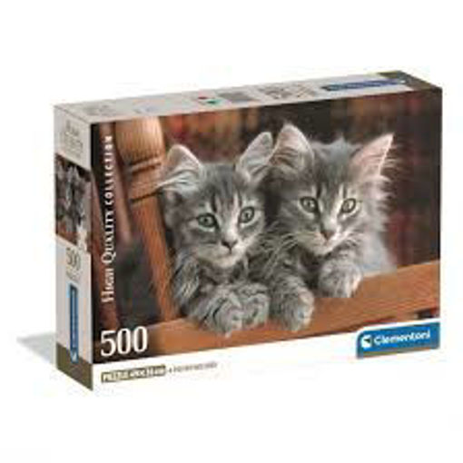 Picture of Puzzle 49x36cm 500pcs Kittens Clementoni