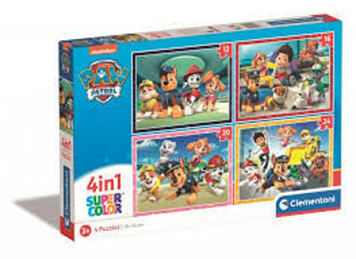 Picture of Puzzle Age 3+ 4 In 1 Clementoni, Paw Patrol