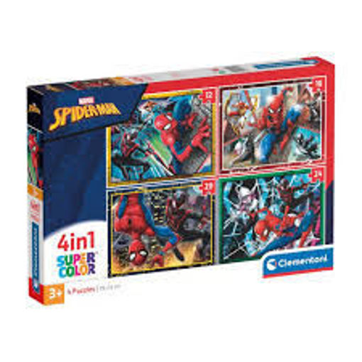 Picture of Puzzle Age 3+ 4 In 1 Clementoni, Spiderman