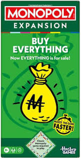 Picture of Foreign Games Age 8+ Hasbro,Monopoly Buy Everythin