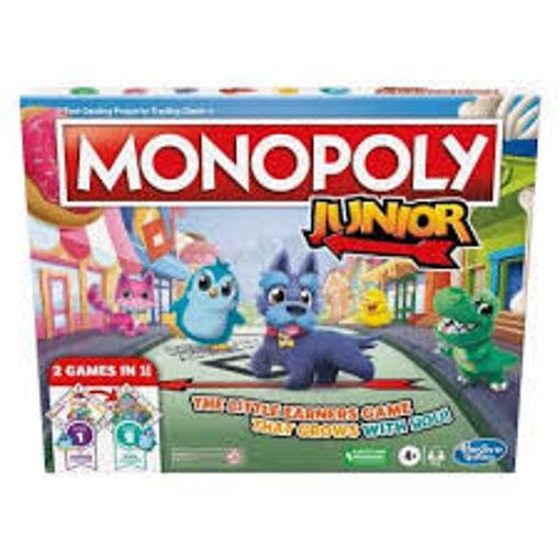 Picture of Foreign Games Age 4+ Hasbro,Monopoly Junior 2 game