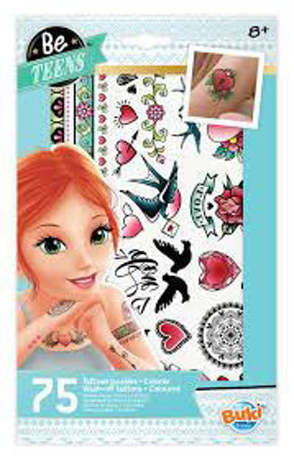 Picture of Stickers Age 6+ 75pcs Tattoo Buki, Love