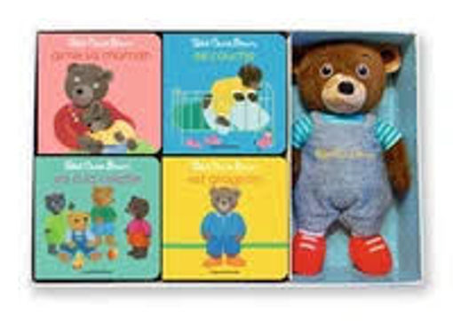 Picture of Petit Ours Brun Univers Noel Avec Figurines