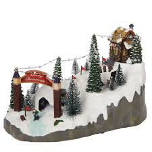 Picture of Ski scenery 2 assorted battery operated