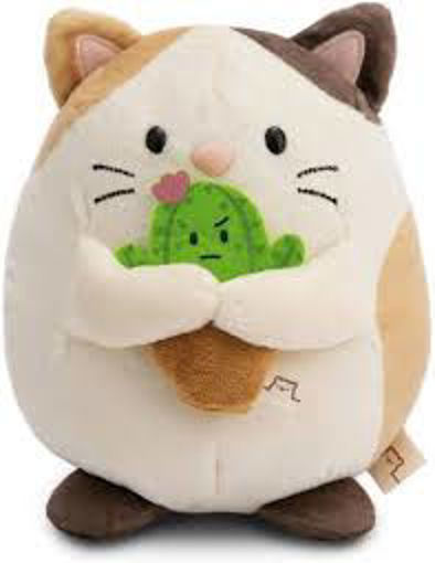 Picture of Plush 27cm Cute Cat Nici,  With Cactus