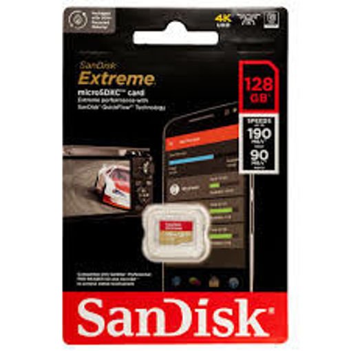 Picture of Card Micro Extreme Sandisk,SDSQXAA-128G-GN6MN
