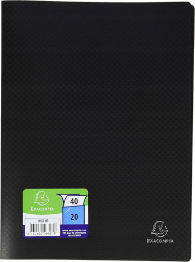 Picture of Clear book A4 20pockets Exacompta