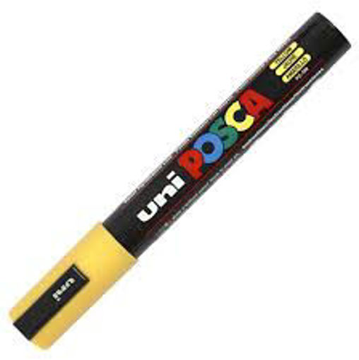 Picture of Paint Marker Yellow 1.8-2.5mm Water-Based Uni Posc