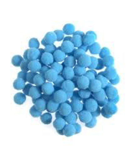 Picture of Pompoms 30pcs Sky Blue Craft for all