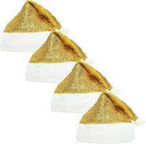 Picture of Hats Gold Santa