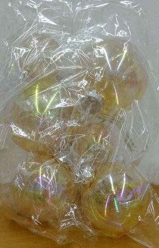 Picture of Garland gold and red with lighing