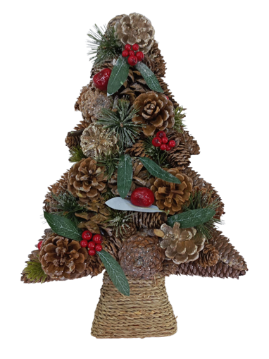 Picture of Decoration tree hanging green 29x8 cm