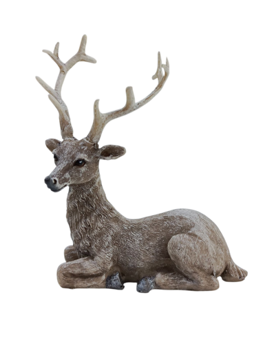 Picture of Deer l, grey  10 cm h x 5 w