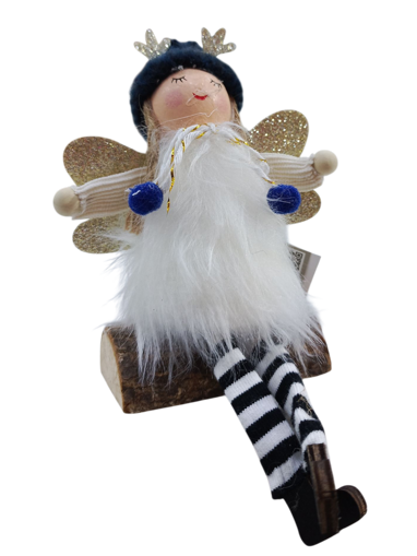 Picture of Decoration angel blue 2 assorted FSC MIX