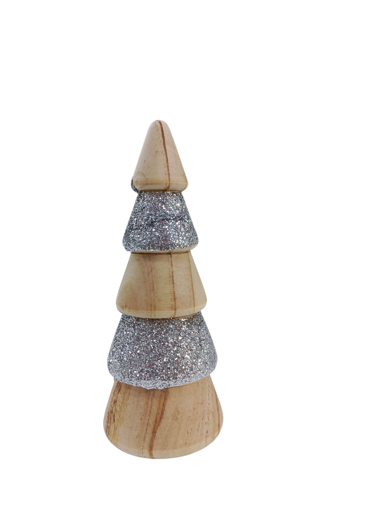 Picture of Decoration tree silver champagne 2 assorted