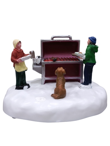 Picture of BBQ and camping scenery