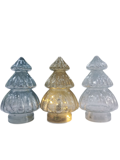 Picture of Tree yellow white green 3 assorted 10 led battery