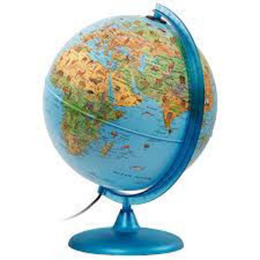 Picture of Terrestrial globe 25cm English Safari + Light