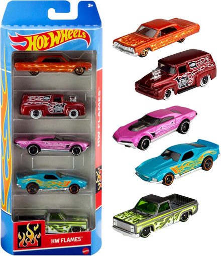 Picture of Hotwheels 5pcs Cars Mattel