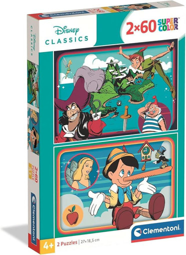 Picture of Puzzle 2x60 Clementoni, Pinocchio