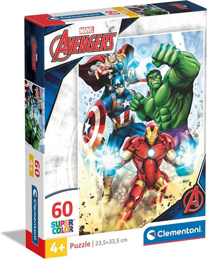 Picture of Puzzle Age 4+ 60pcs Clementoni, Avengers