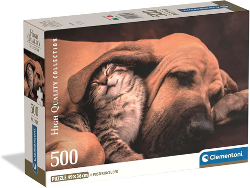 Picture of Puzzle 49x36cm 500pcs Cuddles Clementoni