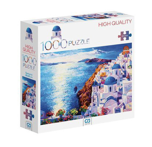 Picture of Puzzle 48X68cm 1000pcs, Santorini