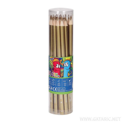 Picture of Colour  Pencil 16cm Gold Spirit