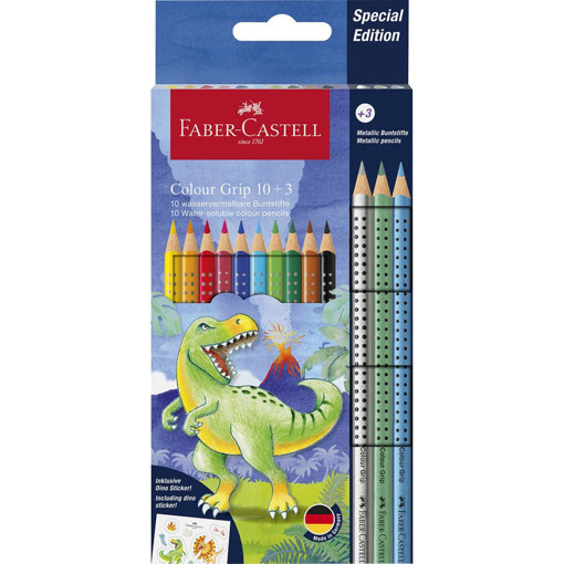 Picture of Colour Pencil 13colors Dinosaur Faber-Castell