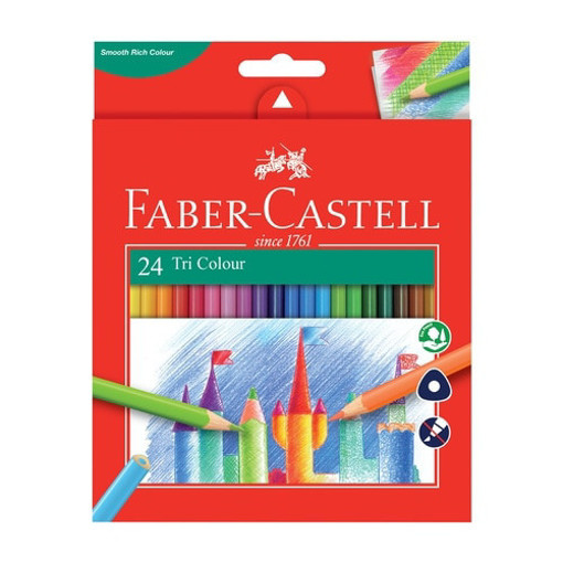 Picture of Colour Pencil 24colors Faber-Castell