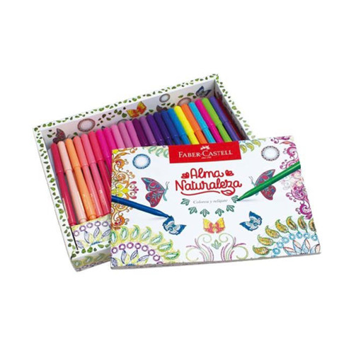 Picture of Felt pens 60colors With Mandalas Faber-Castell