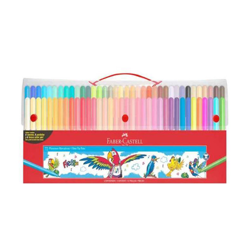 Picture of Felt pens 72colors 0.7mm Washable Faber-Castell
