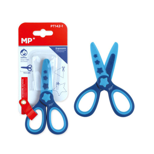 Picture of Scissor For Kids Plastic 11.5cm Blue Safety MP