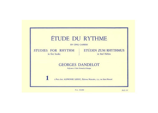 Picture of Georges Dandelot, Etude Du Rythme