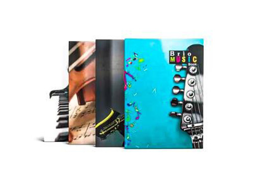 Picture of Music Book 17x24cm 80gr Brio, 16 Sheets
