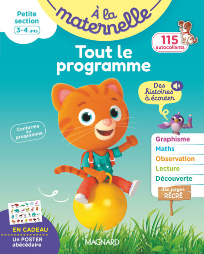 Picture of A La Maternelle Tout le programme 3-4 Ans Magnard