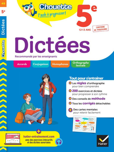 Picture of Chouette Dictees 5e Hatier