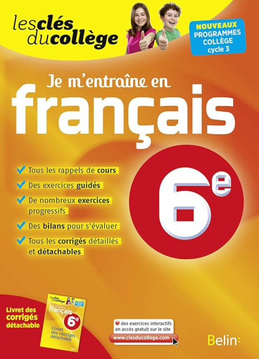 Picture of Cles College Francais 6eme Belin Je M'entraine