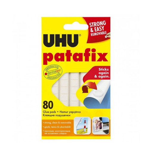 Picture of Gomme Fixe (Set Of 80) White 50gr Removable UHU