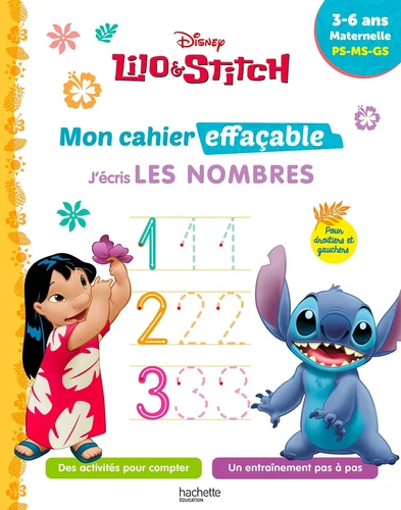 Picture of j'Ecris Les Nombres 3-6ans Lilo Et Stitch