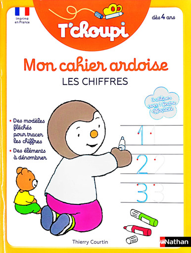 Picture of Tchoupi Mon Cahier Ardoise Les Chiffres