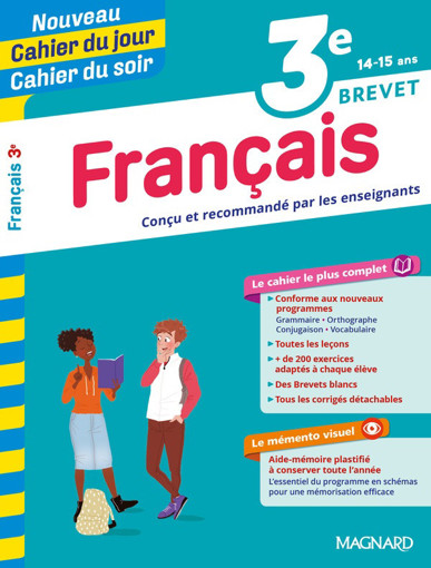 Picture of Nouveau Cahier jour/Soir Francais 3e Magnard