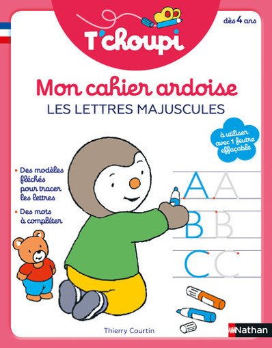 Picture of Tchoupi Mon Cahier Ardoise Les Lettres Majuscules