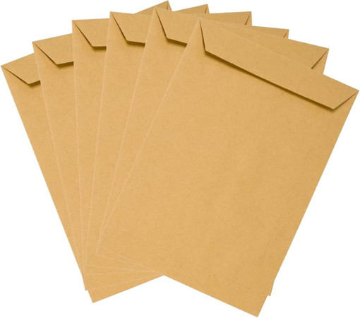 Picture of Envelopes 16x23cm Brown Pack of 10