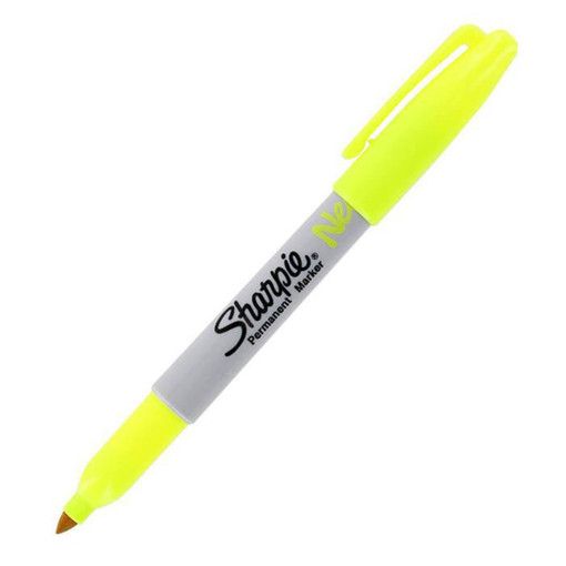 Picture of Permanent Marker Fine Neon Color Sharpie