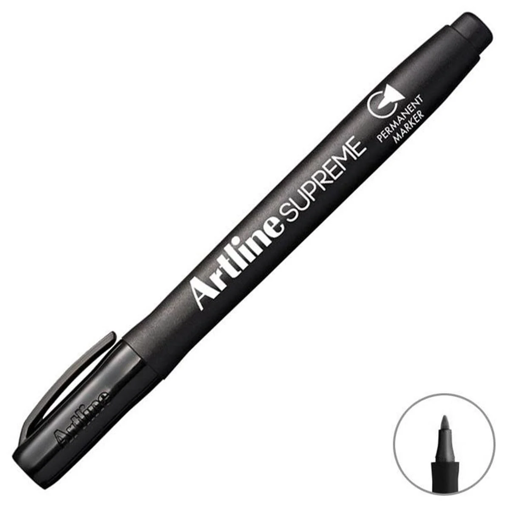 Picture of Permanent Marker Medium Black 1mm Artline